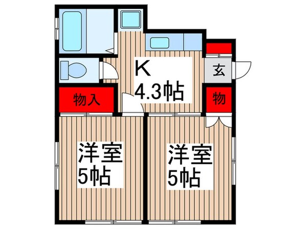 ランシティーの物件間取画像